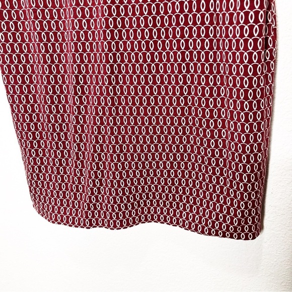 Boden Draped Neck Print Dress WW124 - Picture 7 of 9